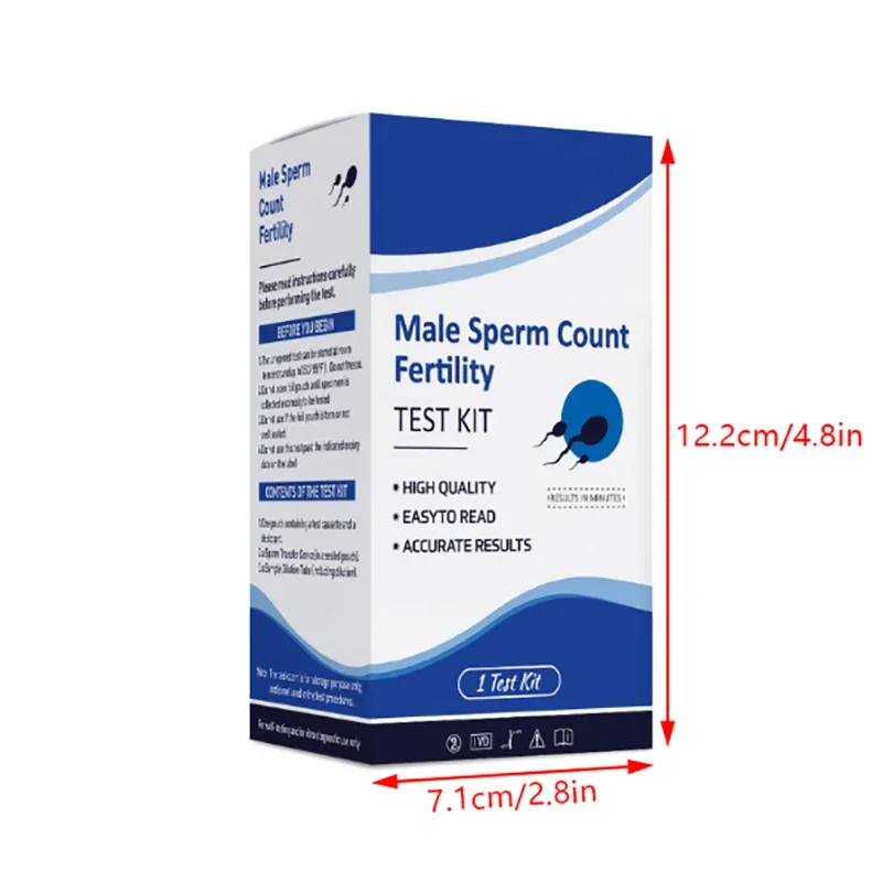 Easy To Use Sperm Count Test Sperm Count Analysis Quick Test 1 Box