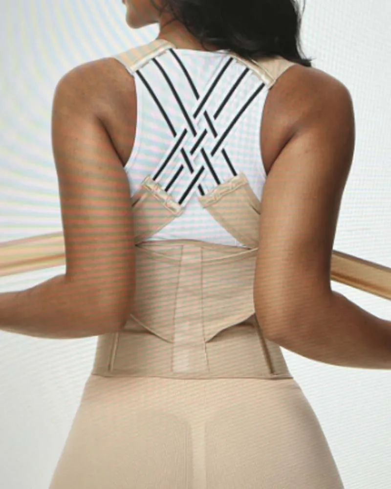 Shoulder Back Posture Correction Reinforced Belt Lumbar Posture Corrector Vest Adult Body Shape Correction Stretcher Trainer