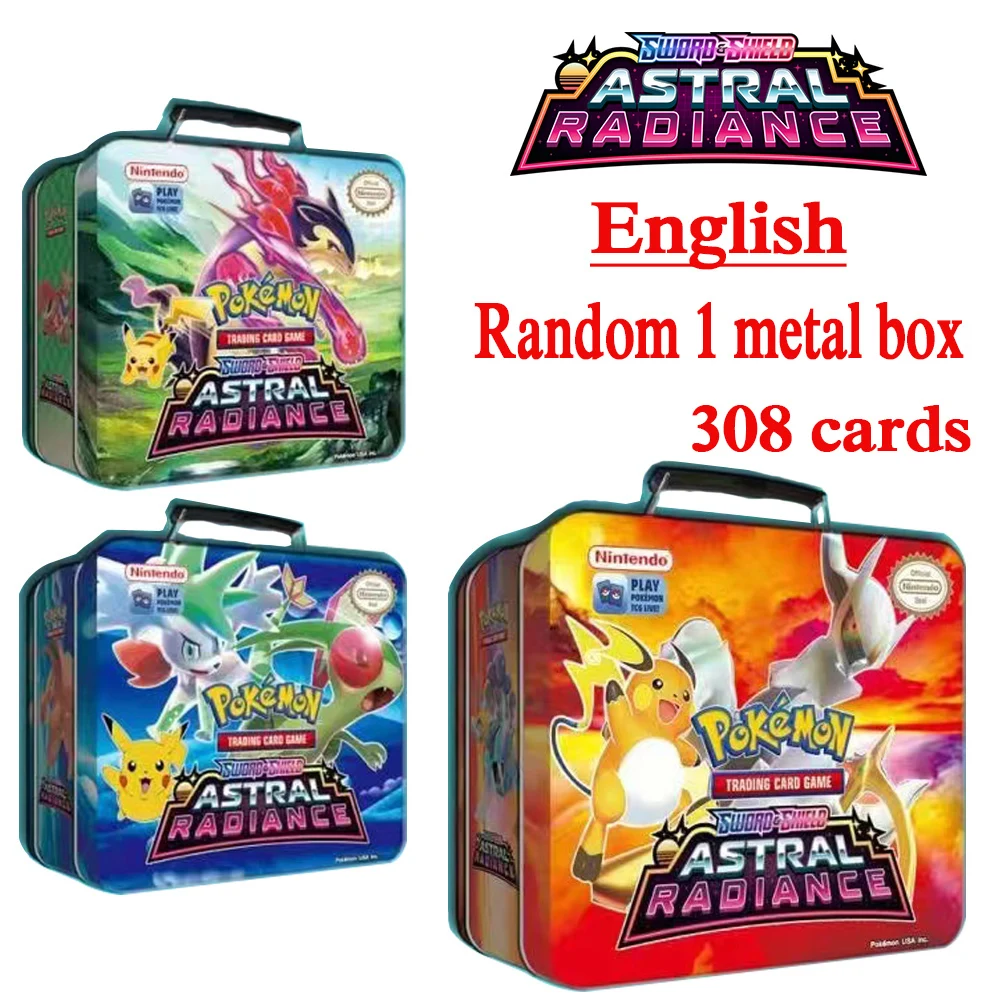 Hot New Style Lost Origin Big Iron Boxes Astral Radiance Pokemon Cards