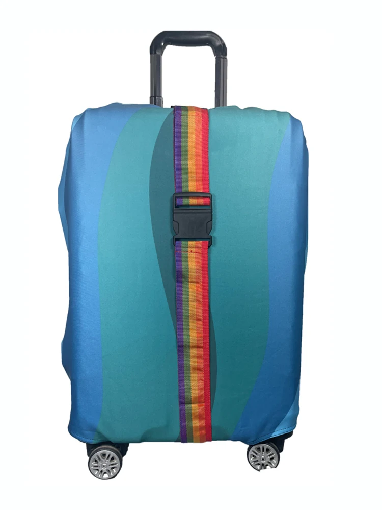 Map Design Luggage Protection Cover + Straps Thickened Wear-Resistant Polyester Fiber Dust Cover Travel Accessories luggage cover,luggage strap