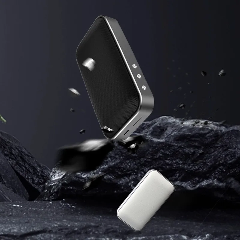 BT209 Wireless Outdoor Portable Ultra-thin Bluetooth Speaker Small Steel Cannon Electronic Gift Mini Pocket Stereo