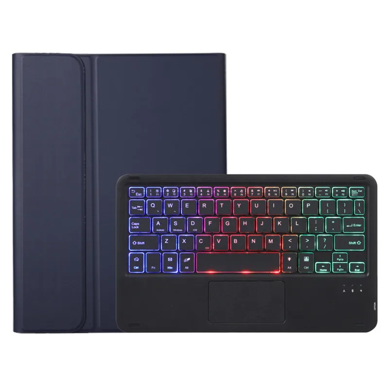 Rainbow Backlight Touchpad Keyboard Case with Mouse