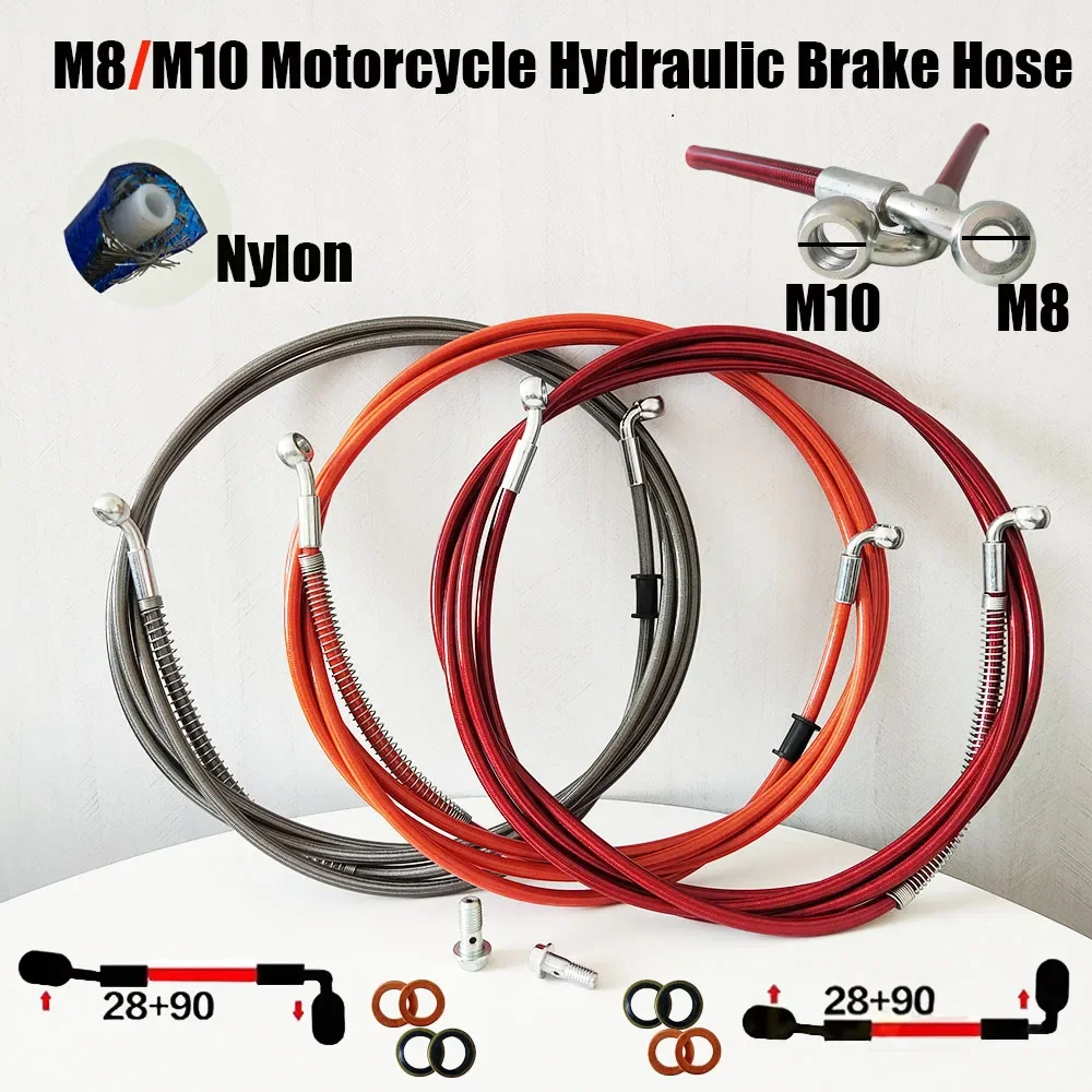 オートバイホース ユニバーサル オートバイ ステンレススチール 編組パイプライン 39cm-140cm オートバイ ブレーキ オイル オートバイホース  ユニバーサル オートバイ ステンレススチール 編組パイプライン 39cm-140cm オートバイ ブレーキ オイル オートバイホース 39cm ... オートバイホースブレーキラインユニバーサルバイクステンレススチール編組パイプライン39cm-140cmオートバイブレーキオイルホース