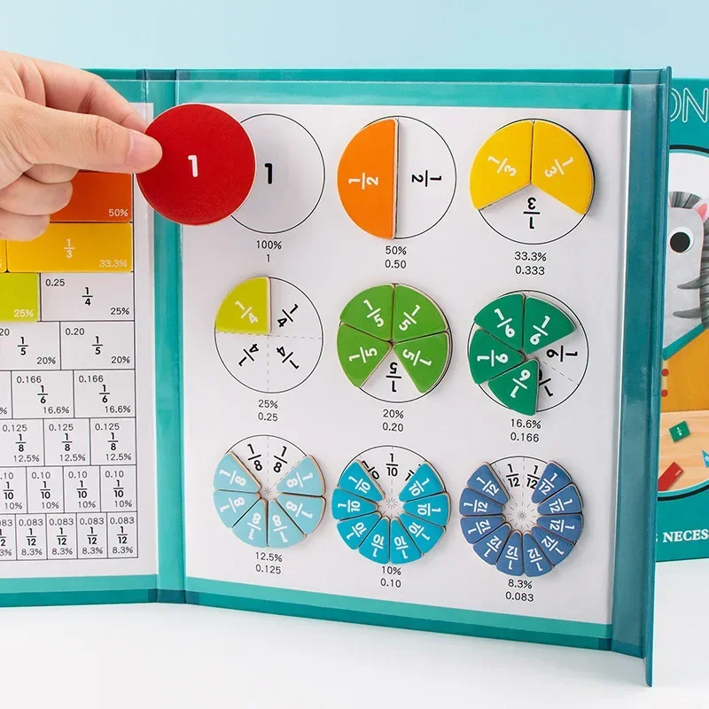 Montessori Fraction Math Book 1