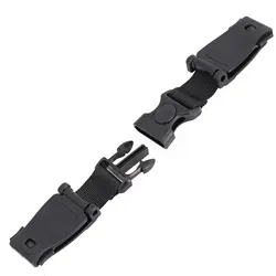 Infant Safety Seat Harness Clip - Secure Buckle for Car Seats and Strollers (Black)