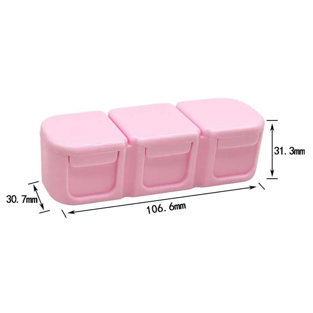 Vitamins Jewelry Storage Medicine Organizer Storage Container Pill Dispenser Medicine Pill Box Travel Pill Case Pill Box