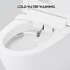 Smart Toilet Bidet Combo with Self-Cleaning Nozzle,Upmarket Compact Dual Flush Toilet 1/1.28 GPF,Tank less toilet with Foot 4