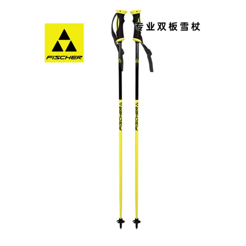 Лыжные палки Snow Power Fischer Fisher Double Board Skiing Crutch Lightweight Aluminum Magnesium Fine Rod 100-130 Ski Poles