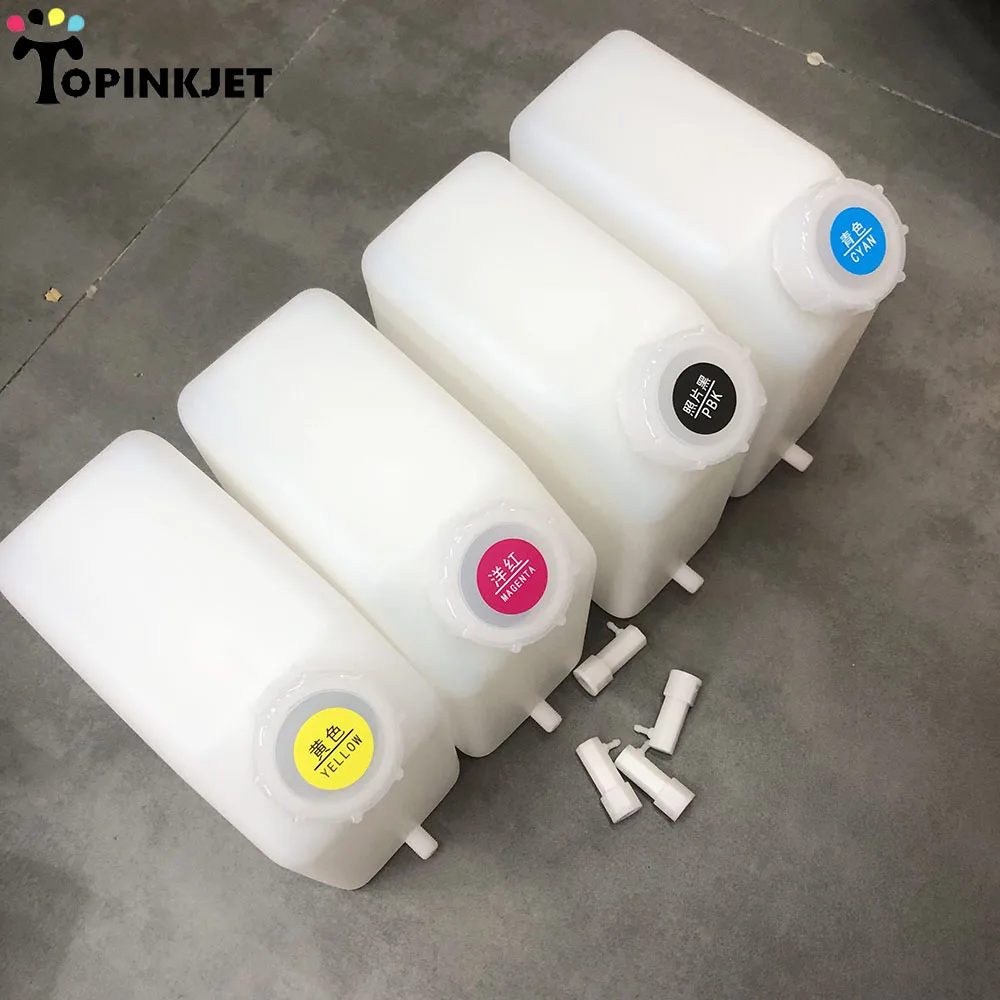 Continuous Ink Supply System 4 Color Ink Bottle For Bulk Ink System For Roland Mutoh Mimaki All large Format Printer Tank