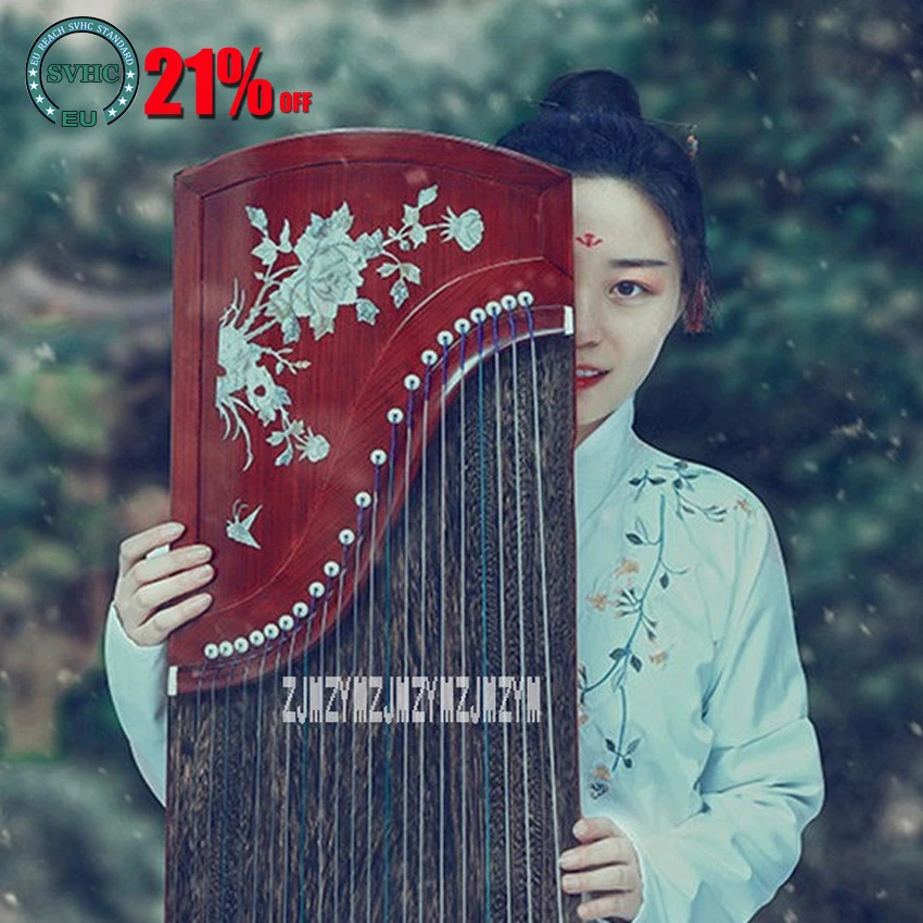 

Guzheng портативная древесная панель из павловнии высокого качества, специальный инструмент Guzheng с роскошными аксессуарами