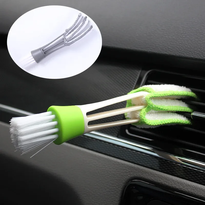 

New Car Air Conditioner Vent Brush Microfibre Car Grille Cleaner Auto Detailing Blinds Duster Brush Car-styling Cleaning Tools