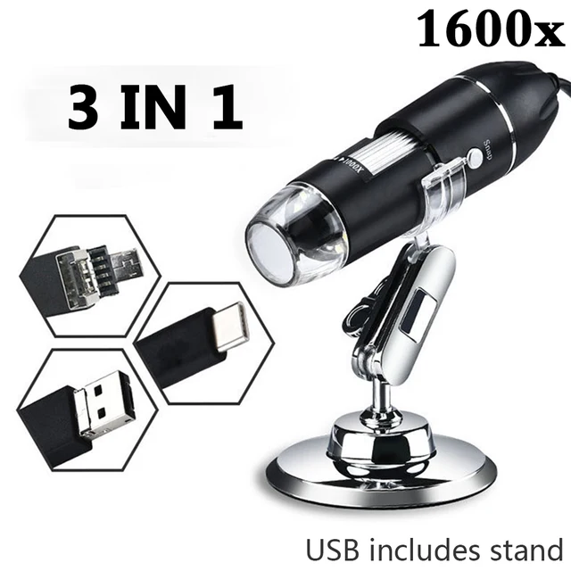 Zoom-microscopio Digital HD con USB, pantalla LCD grande de 9 pulgadas, 1000X, con dos luces de relleno para soldadura de teléfono electrónico, reparación de PCB
