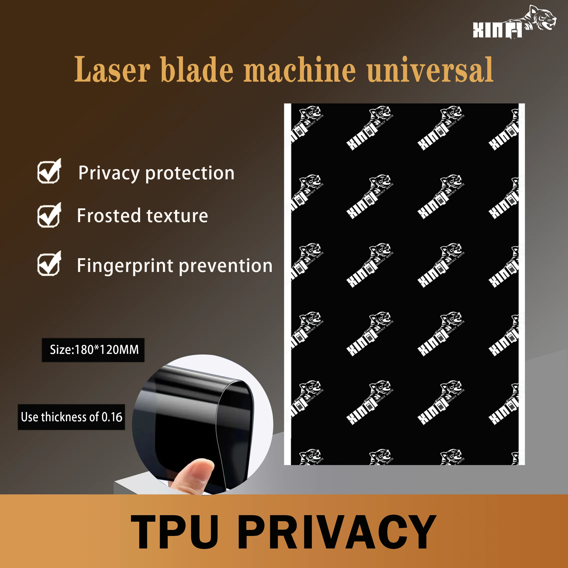 8-inch full-screen film cutter, film cutter, special film for mobile phone film laser, anti-peeping andself-repairing TPUhydraul