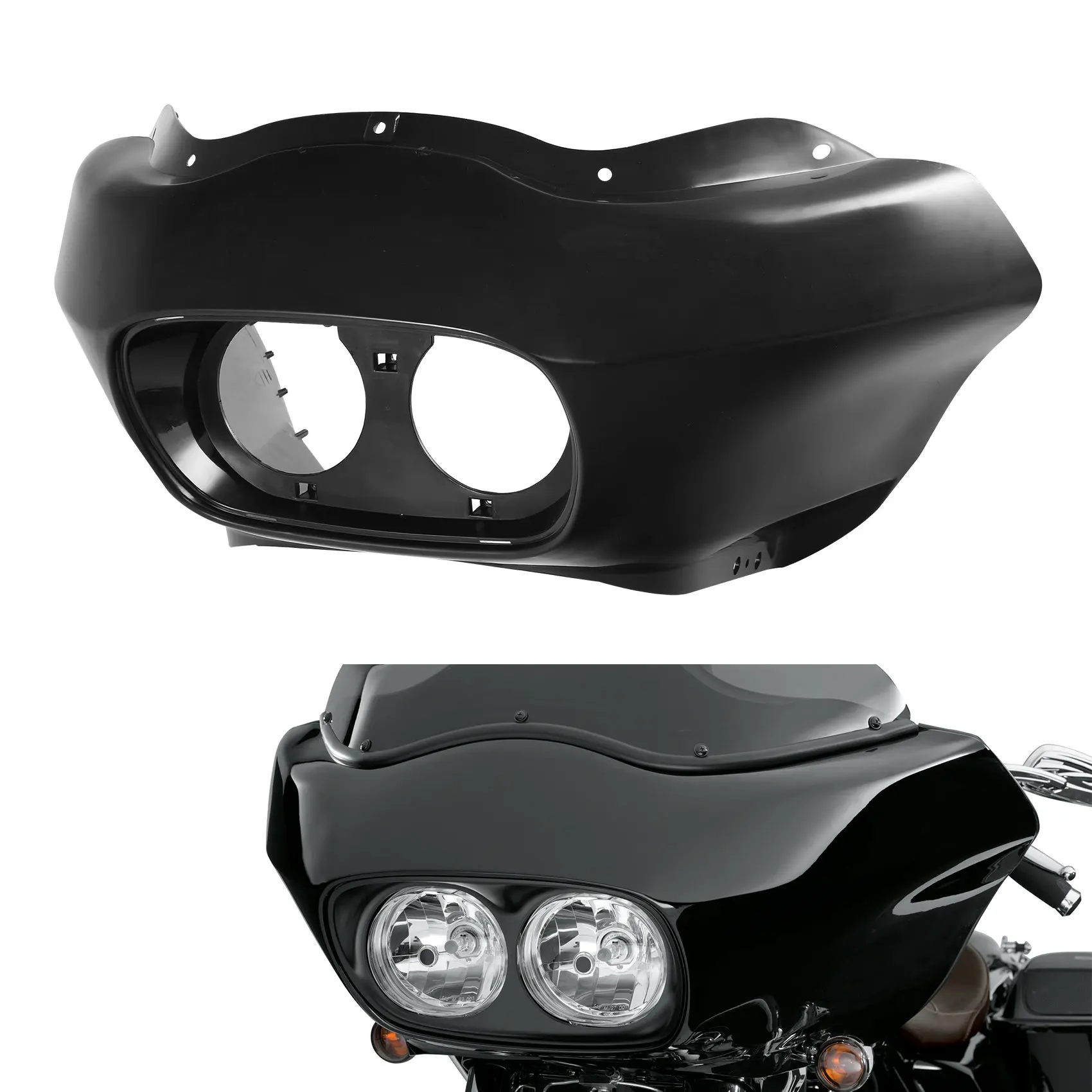 

Передний Внешний обтекатель для Harley Road Glide FLTR 1998-2013 Неокрашенный инъекционный ABS мотоцикл