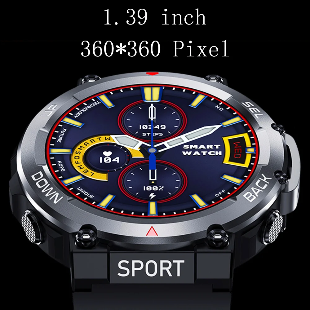 Ʈ ġ IP68   ȭ  ð 400mah LF33 smartwatch NFC PK T Rex 2 1.39 ġ 360*360 HD Ǹ
