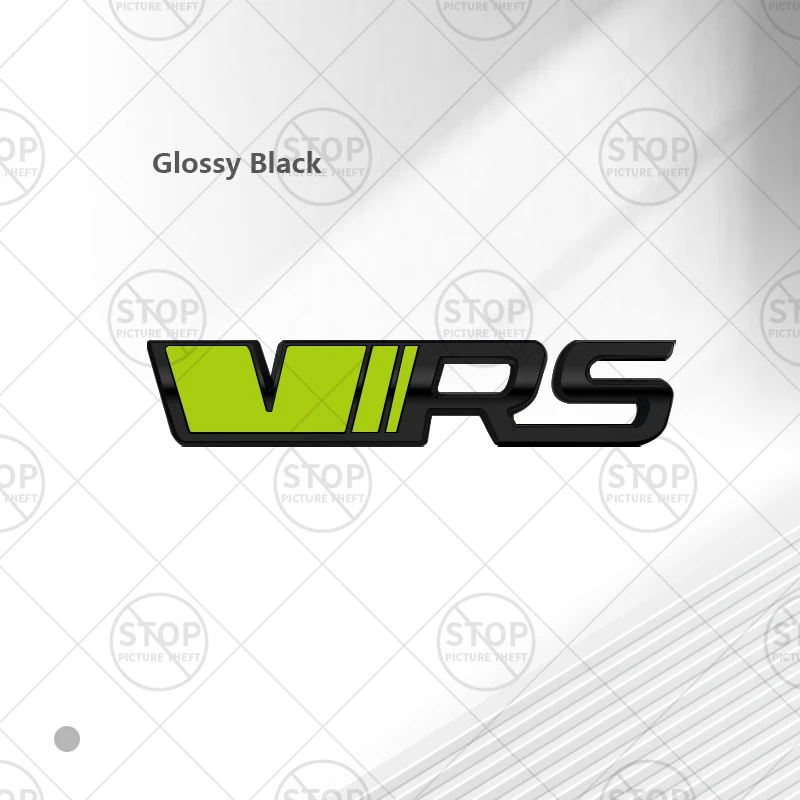 Premium VRS Logo Steering Wheel Center Console Decoration Badge