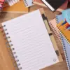 Wood Grain Notepad Spiral Writing Notebook Diary Monthly Planner Book With Pen Office School Stationery Supplies 5