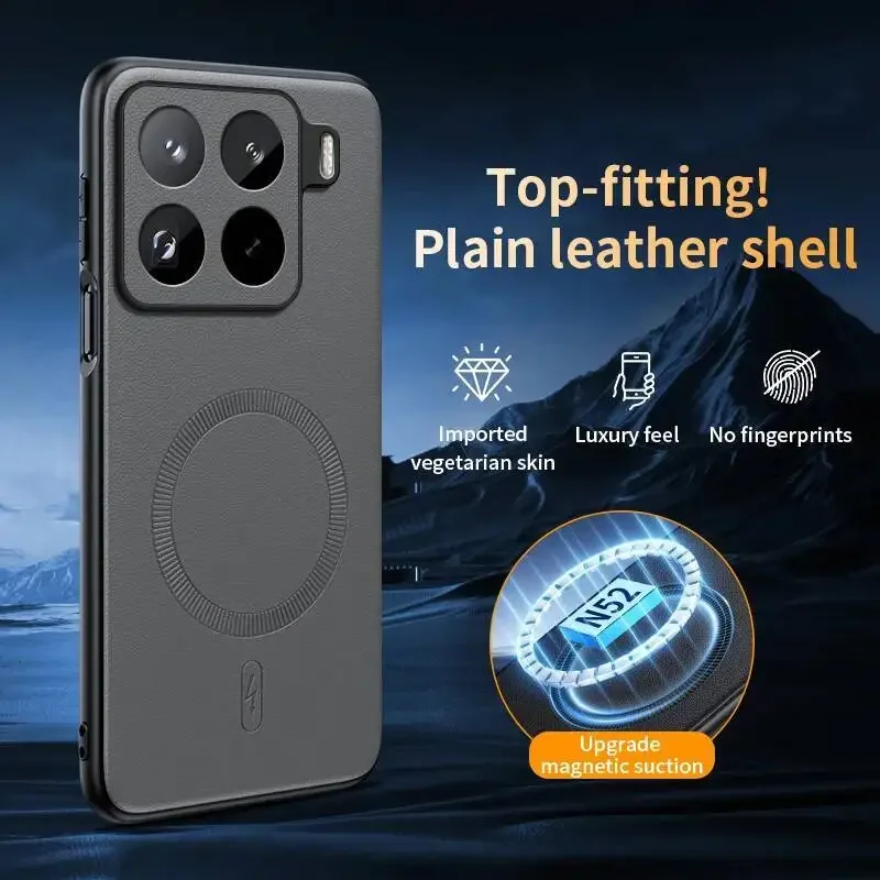 Enhanced Magnetic Rugged Armor Shockproof Case with Magsafe Compatibility for Business Professionals