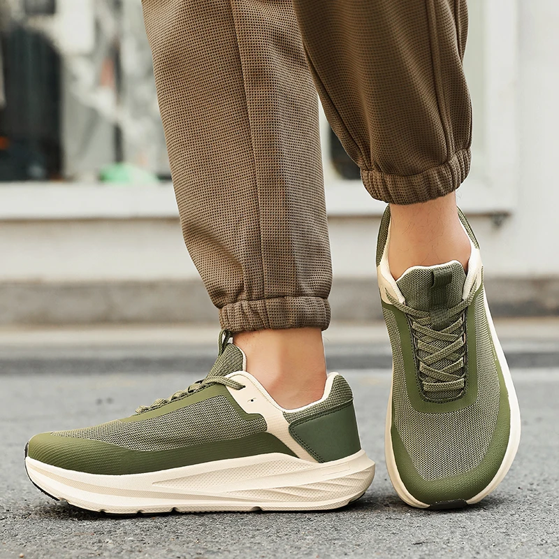 2026 Spring Men'S Fashionable And Comfortable Casual Shoes Lightweight Shock Absorbent Breathable Outdoor Sports Running Shoes 6