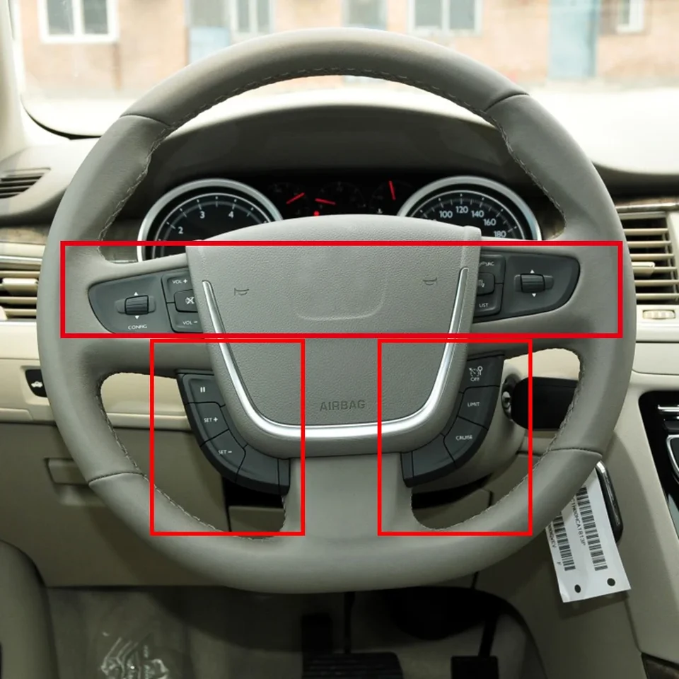 Autolenkrad Multifunktionstaste Lenkradschalter Knopfabdeckung für