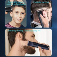 Design of adjustable cutter head with USB charging for electric hair clipper hair and beard trimming 6