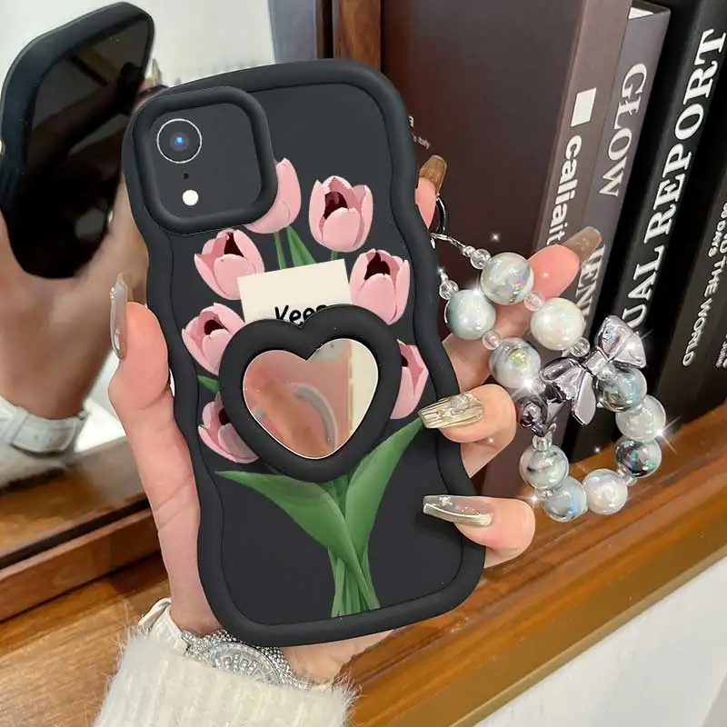 3-Piece Set: Stay Happy Phone Case, Lanyard & Stand