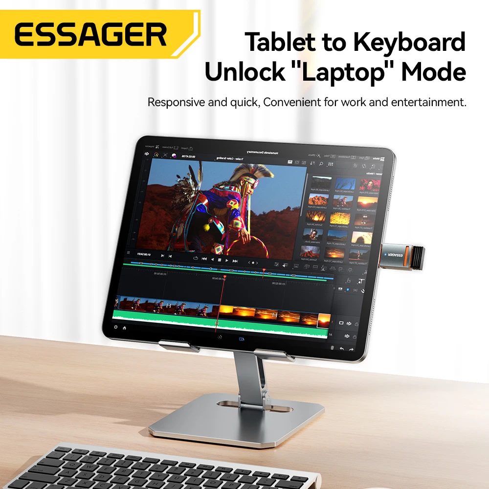 Essager USB 3.0 OTG 어댑터, USB-A 마이크로-USB 마이크로 iP C타입 수 컨버터, 맥북, 삼성, 아이폰용 OTG 어댑터