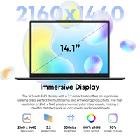 Windows 11 Pro Laptop with 14.1" 2K Screen, 16GB RAM, 512GB SSD, Intel Core Processor, Ultra-Thin and Light Notebook - Image 5