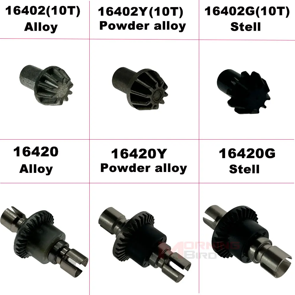 Controle Remoto Acessórios Do Carro, MJX HYPER GO, Diferencial Da Engrenagem, DIY Modelo De Montagem, Retrofit com Aço Duro Upgrades