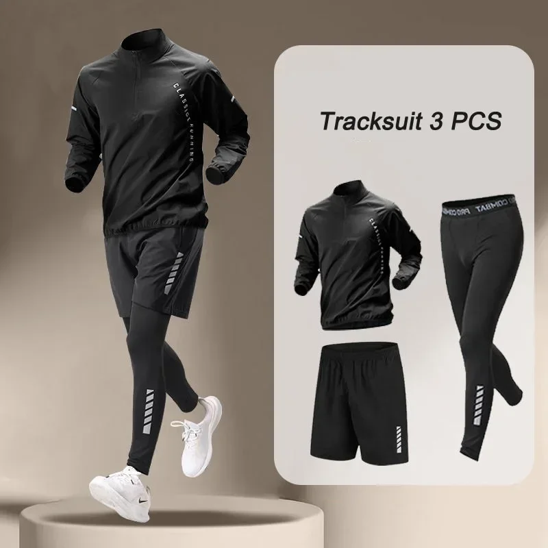 Men’s Quick-Dry Sports Jacket Set 3