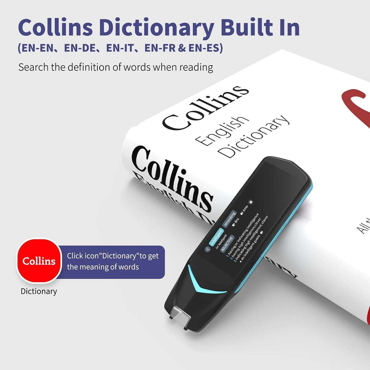 NEWYES 4 Pro Smart Voice Scan Translator Pen Multifunction Translation Real Time 121 Languages Business Dictionary Pen translation machine