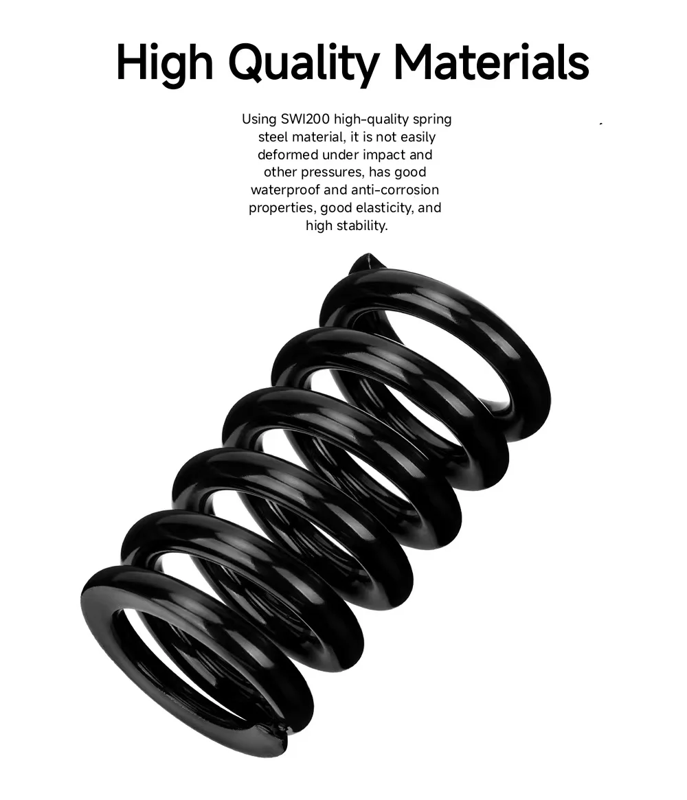 Description Picture 4 of itemBicycle Rear Shock Absorber Spring DNM DV22AR 30mm Inner Diameter Spring 350-1000LBS Applicable To DNM DV Series Shock Absorber