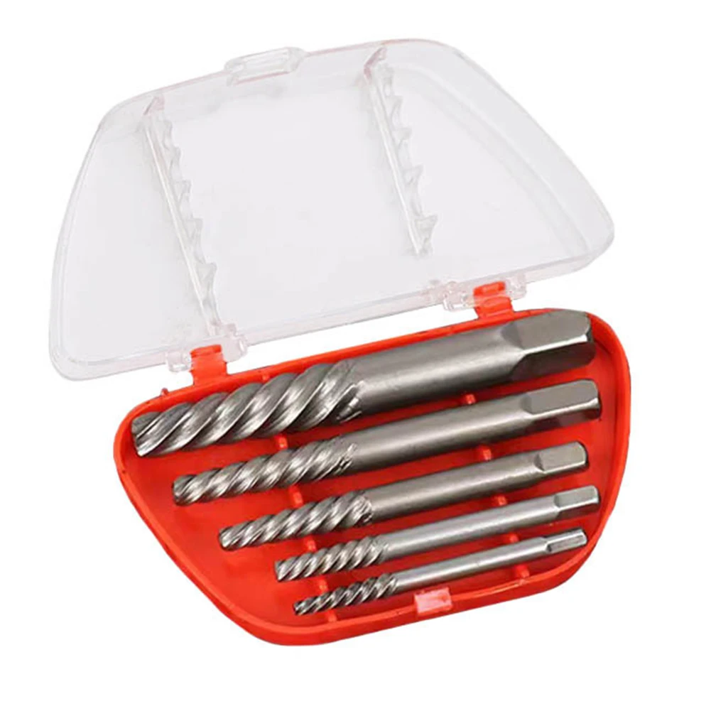 

5/6/8 шт. экстрактор винтов металлическое сверло для извлечения поврежденных сломанных болтов экстрактор винтов для удаления сломанной водопроводной трубы ручной инструмент