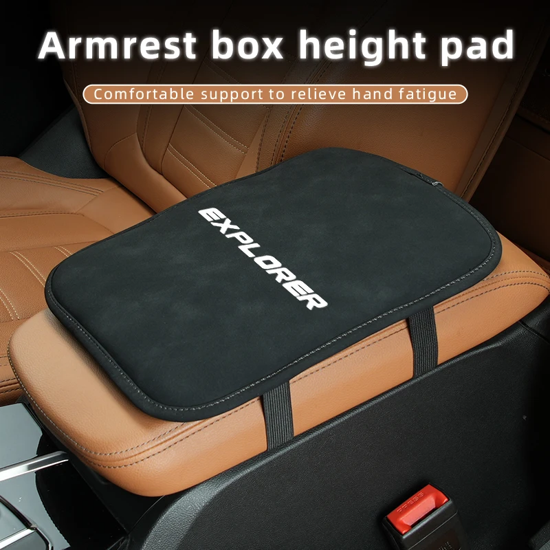 Bracciolo Per Auto Box Pad Center Console Cover Accessori Per Ford Explorer Focus Mk2 Mk3 Fiesta Mk7 Ranger Mondeo Mk4 S-Max Kuga