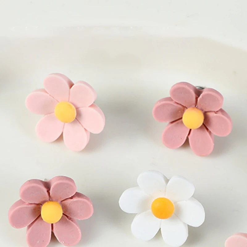 20/30Pcs Flower Push Pins Cork Notice Board Thumb Tacks Drawing Pins Map Office Notice Board Bulletin push pins