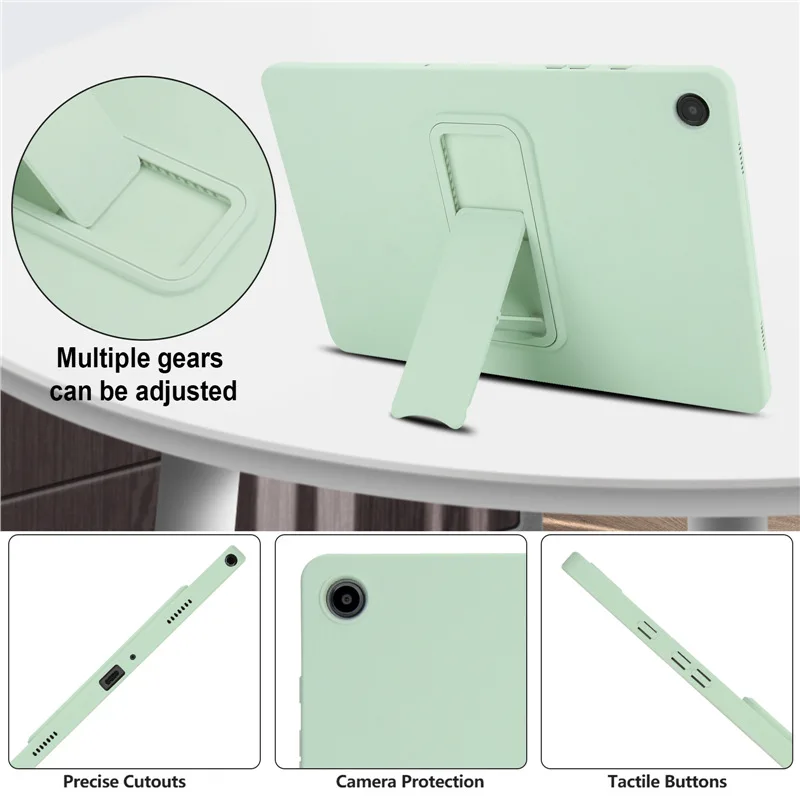 Soft Silicone Kickstand Tablet Case with Stand Holder