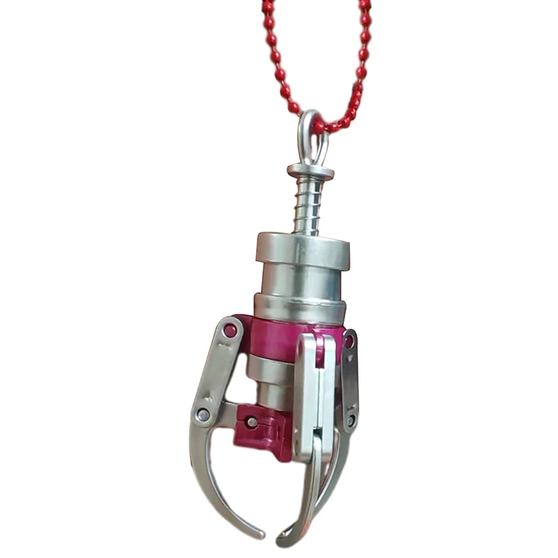 ZZ Yaratıcı Basın Tipi Yakalama Bebek Pençe Modeli Anahtarlık Mini Simülasyon Pençe Makinesi Dekompresyon Anahtarlık Sırt Çantası Kolye