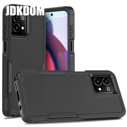 Military Grade Drop Protection Case for Smartphones - Slim, Durable, and Protective Cover by JDKDOM (Black)