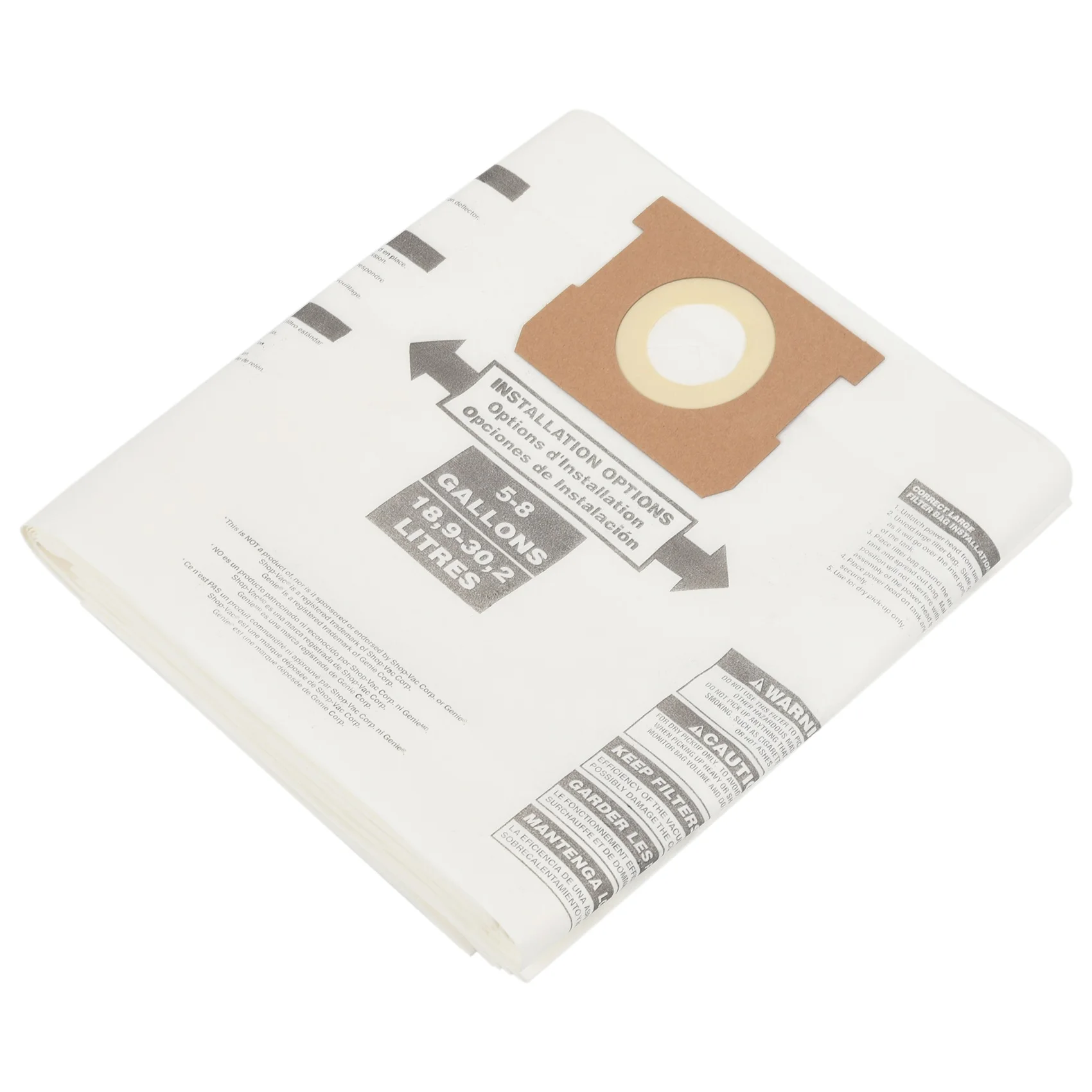 6 Pezzi Universal Dry Vac Dust Bag Da 5 A 8 Galloni Aspirapolvere Per Negozio Vac 5-8 Galloni Ridgid Vf Dust Bags