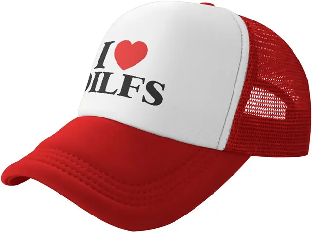 I Love Dilfs Trucker Hat Sports 