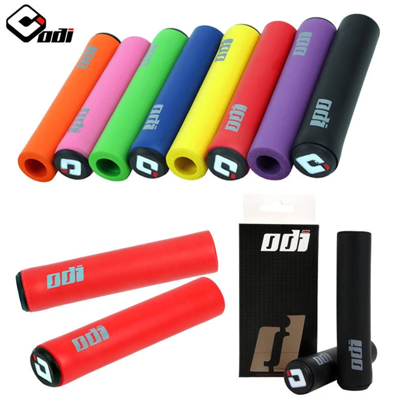 Shockproof Silicone Bike Handlebar Grips - 1 Pair