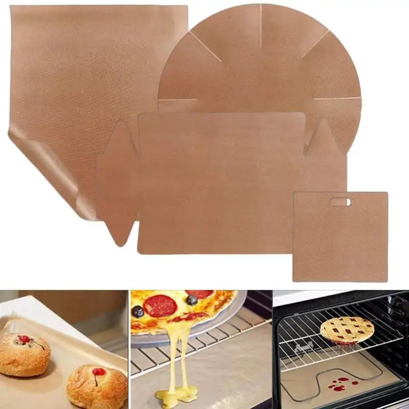 3pcs 12X16 Reusable Heat Resistant Baking Sheets Oil-proof Paper Cloth  Oven Pad Baking Mat Kitchen Heat Transfer Tool For HTV - AliExpress