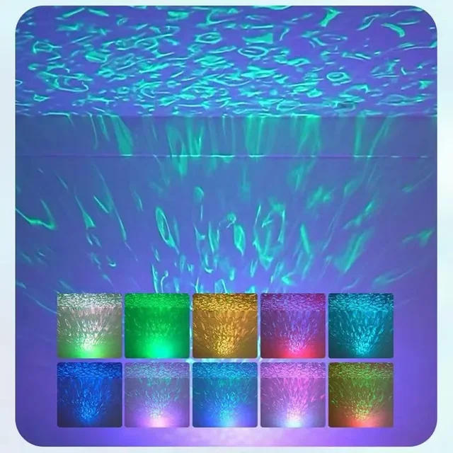 Projecteur de ciel étoilé rotatif USB 5V, télécommande, Projection de galaxie, lumière de scène KTV, décoration de maison pour chambre à coucher et salon 4