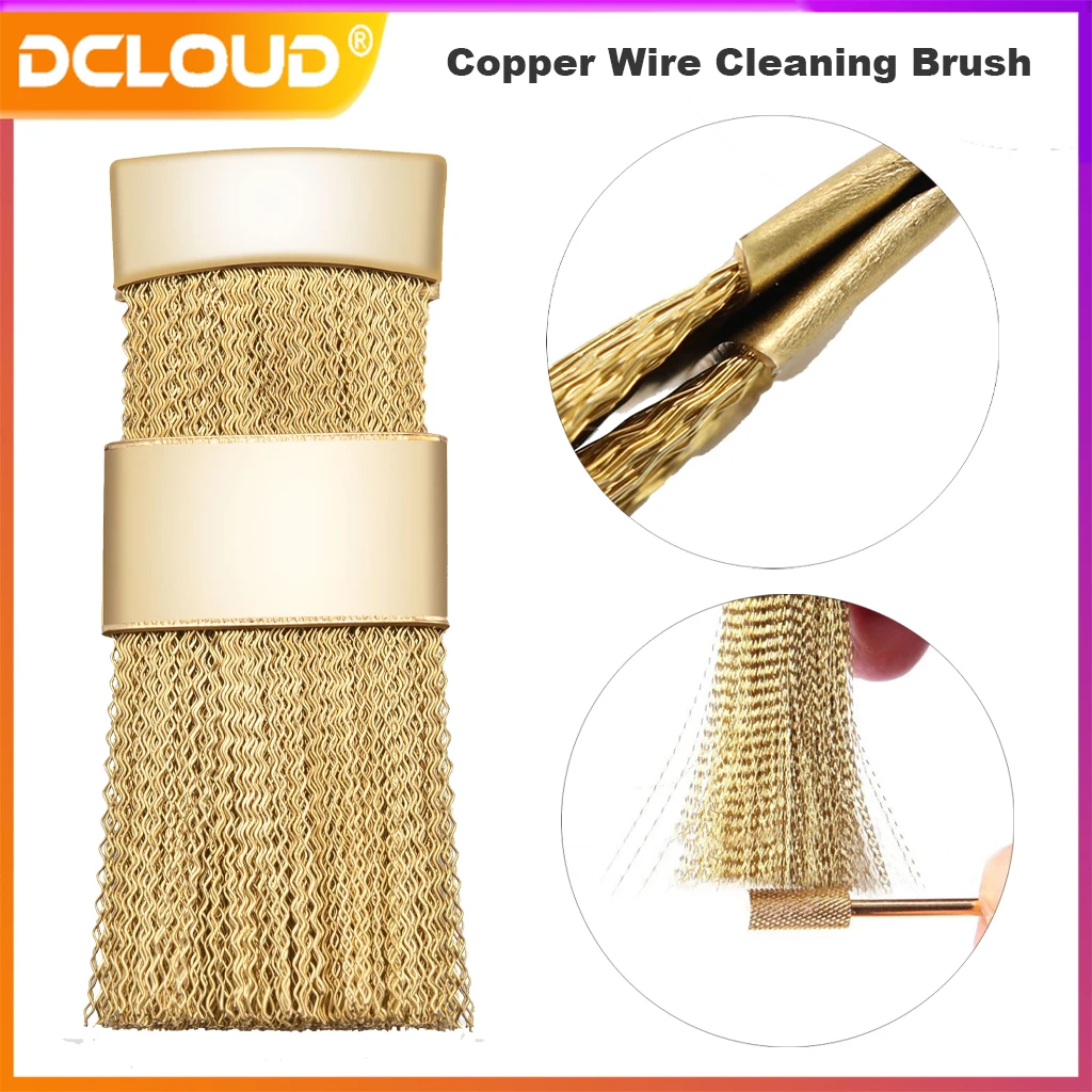 Dental Bur Cleaning Brass Wire Brush Burs Files Stand Cleaning Brusher Nail Drill Bits Clean Copper Wire Brush Dentisty Tools