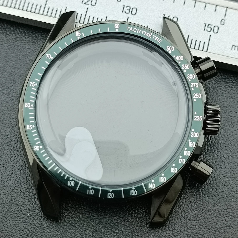 Elegant Silver/Black Metal Watch Case with Quartz Movement Compatibility and 32.5mm Dial - Ideal
