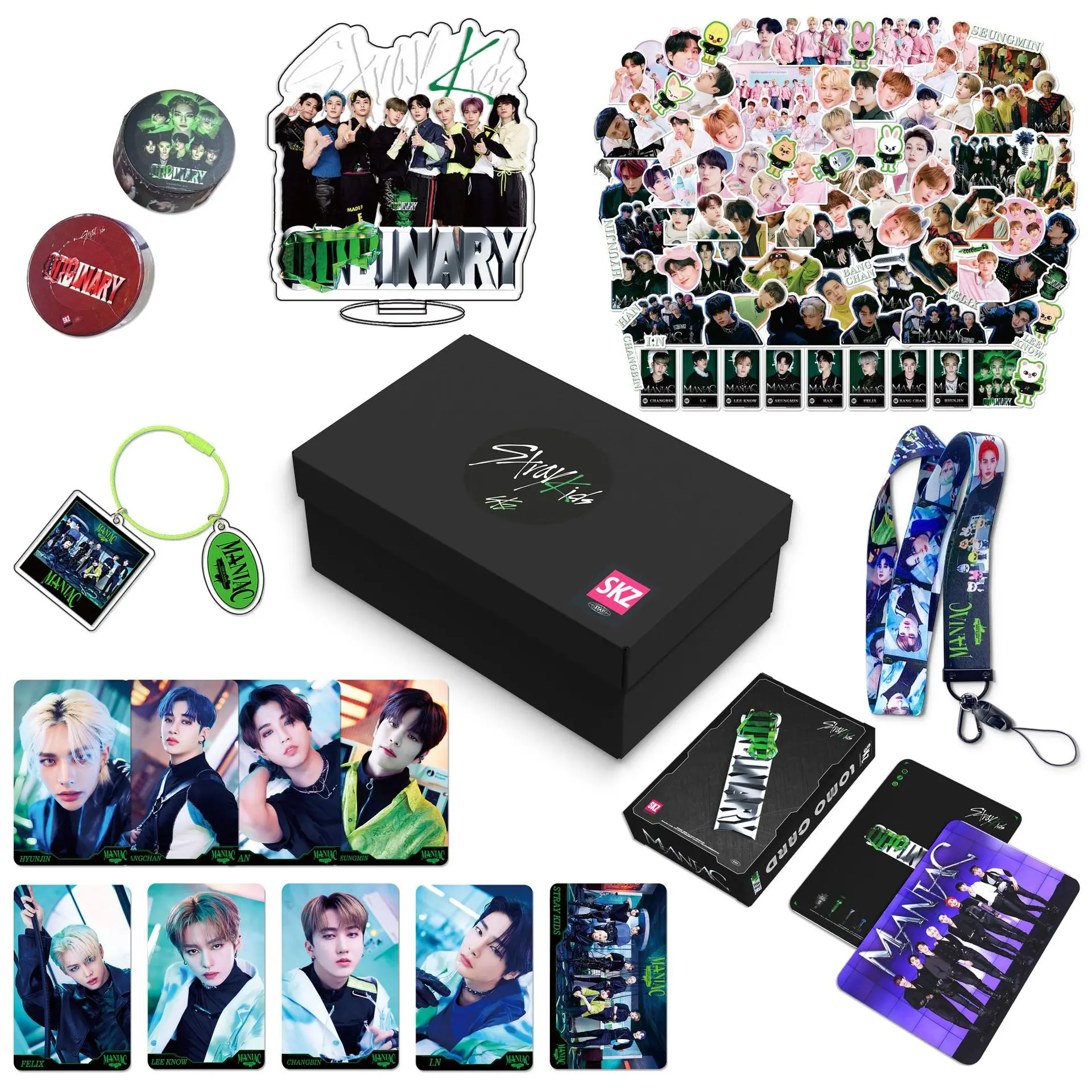 95pcs/set Kpop Stray kids MAXIDENT Photo Album Gift Lomo Cards Stickers  Lanyard Key chain Photocards K-pop Straykids - AliExpress