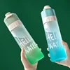 650ml  Spray Water Bottle Outdoor Sport Fitness Water Cup Large Capacity Spray Bottle BPA Free Drinkware Travel Bottles 3