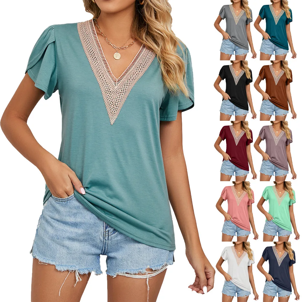 Solid Casual Loose Blouses For Women Fashion 2025 Summer Vintage Women's Oversized Shirts And Blouses Elegant Youth Female Tops