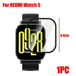 3D Curved Screen Protector for Smartwatch - Anti - Scratch, Waterproof, Flexible Film (1 - 5 Pack) (For Redmi Watch 5)
