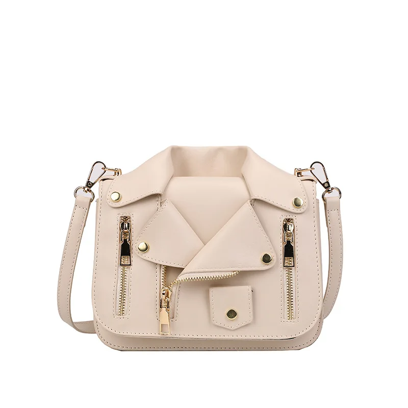 Giacca in pelle Borsa a tracolla cosplay Borse da donna di design di lusso PU Attraenti borse a tracolla stile punk per ragazze - immagine 5